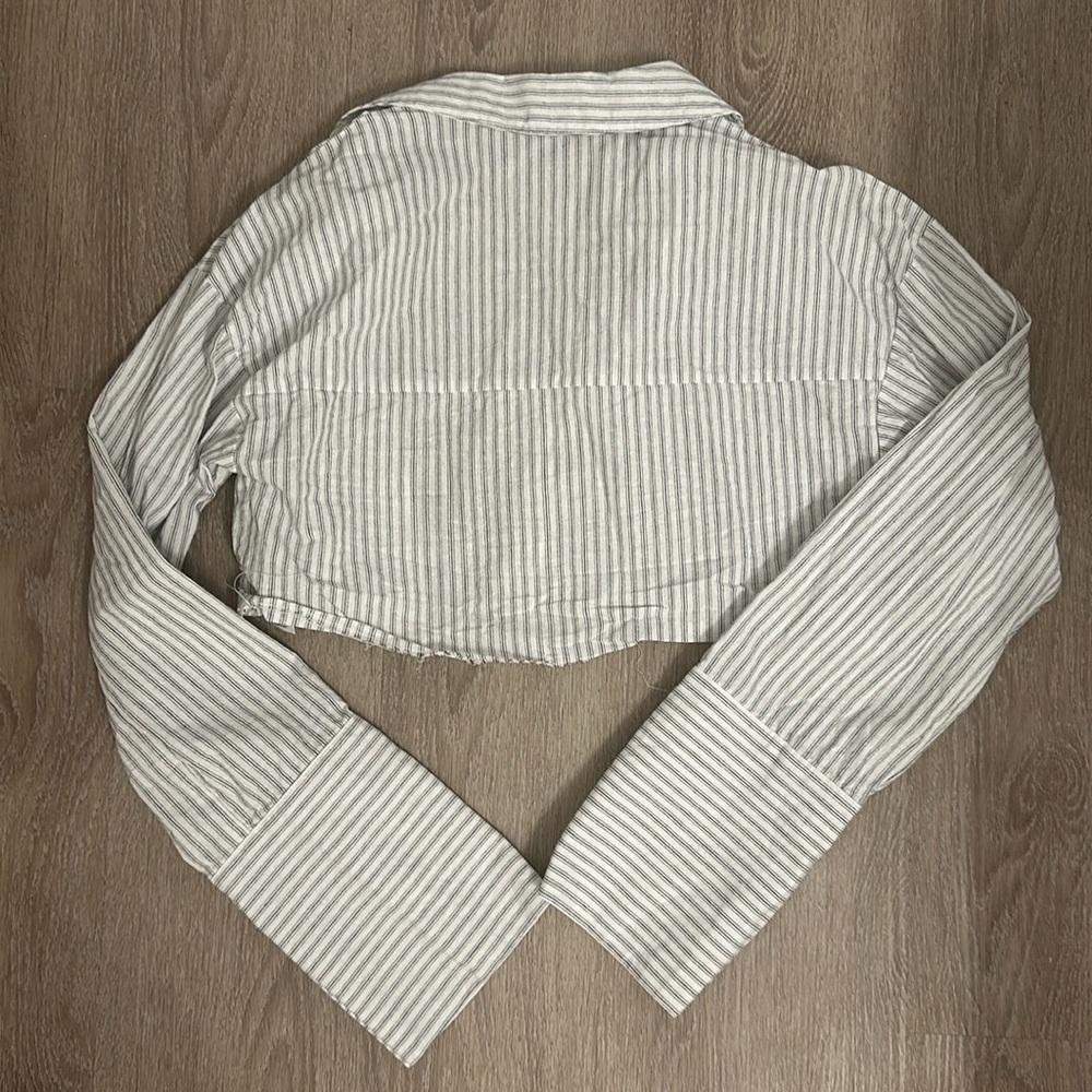 Cropped Button Up - image 3